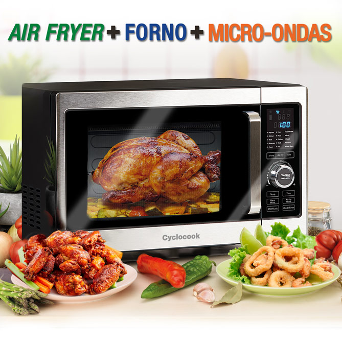 Cyclocook XL “3 em 1”: 15 programas predefinidos e modo manual