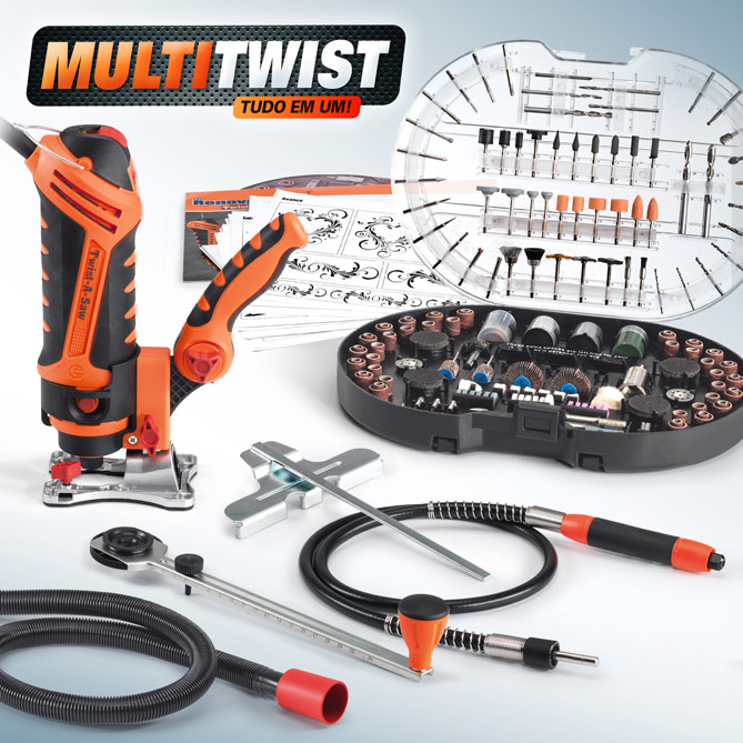 Ferramenta Multifunções MULTI TWIST: fácil, segura, potente e precisa