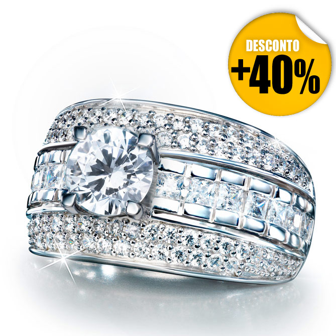 Anel “Diamantes para Sempre”