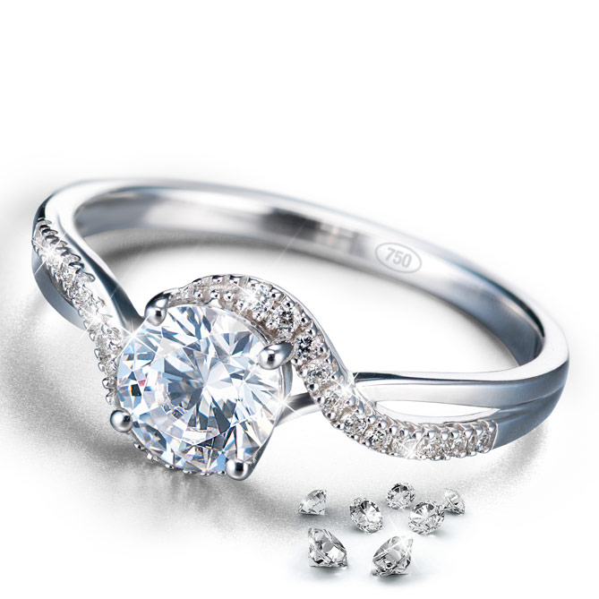 Anel DIAMOND PRINCESS: 1 Topázio de grandes dimensões de 1 Quilate