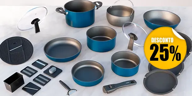 Trem de Cozinha Empilhável Kelton