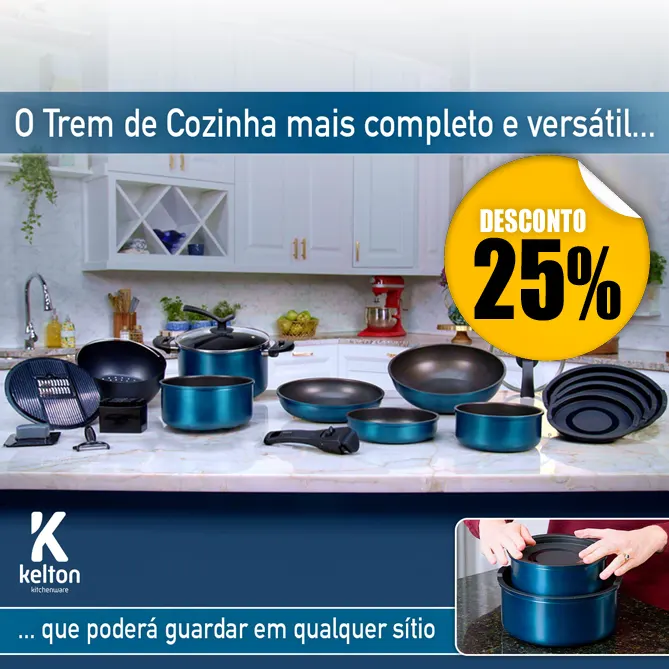 Trem de Cozinha Empilhável Kelton