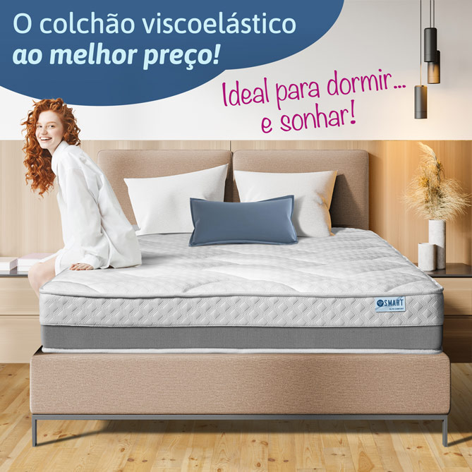 Colchão Elite Smart: garante liberdade de movimentos, independência de zonas, a temperatura ideal