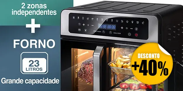Air Fryer + Forno DUAL CHEF EVOLUTION