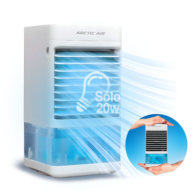Arrefecedor ARCTIC AIR COLORS: Refresca rapidamente com o mínimo consumo