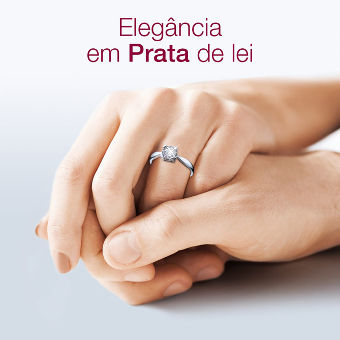 Anel Paixão de Diamantes: O brilho incomparável dos Diamantes e da Prata de lei