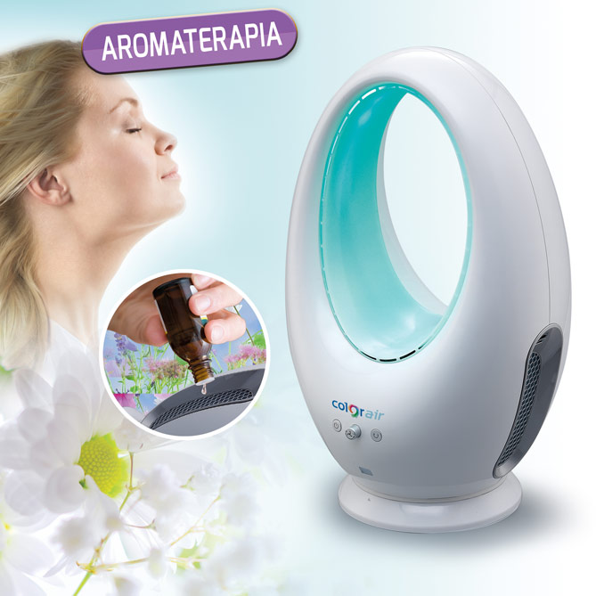 Ventilador sem pás “COLOR-AIR”: Adaptador: 24V / 1,25A
